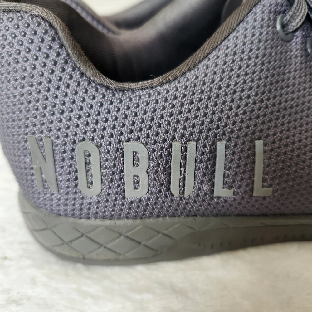 Nobull Trainers Super Fabric Shoes No Grey Mens 7.5‎ Women's 9
